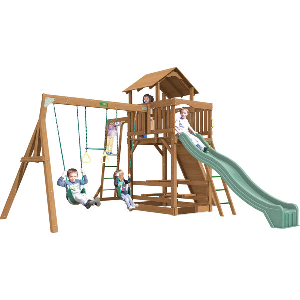 Creative Playthings Charlotte Swing Set & Reviews Wayfair